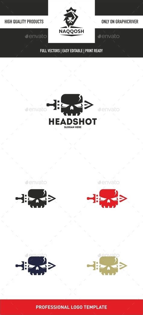 Headshot — Vector Eps Logo Minimal Available Here →