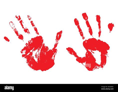 Bloody Hand Print Hi Res Stock Photography And Images Alamy