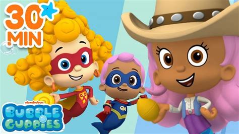 Bubble Guppies Superhero And Wild West Scenes Songs And Games 🦸‍♀️🤠 30