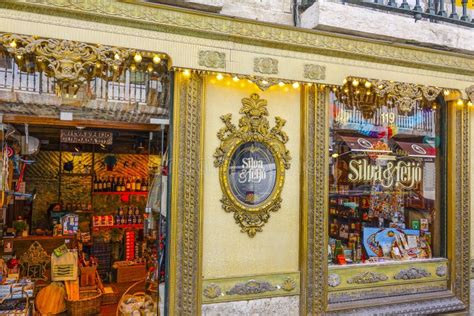 Beautiful Shop In The Historic District Of Lisbon Editorial Stock Photo