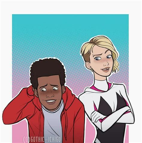 Pin On Miles Morales And Gwen Stacy