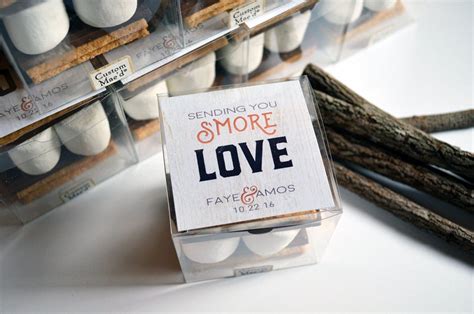 Smores Party Favor Kits Smore Love Wedding Favors Smores T Tags