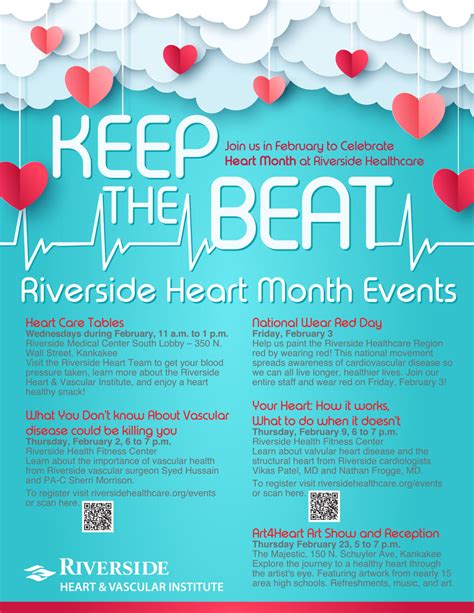 Heart Month Events The Riverside Connection