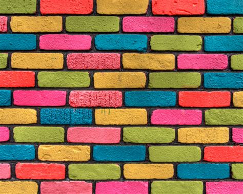 coloured bricks 10-8 | the lens distortion has been distorte… | Flickr