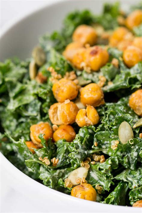 Vegan Kale Caesar Salad Recipe Simply Quinoa