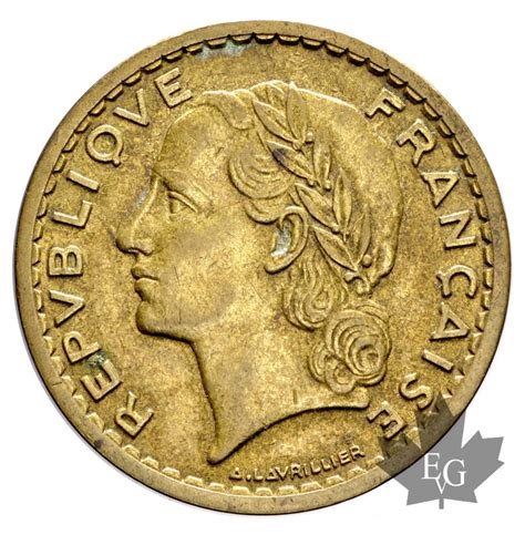 Coins France 1947 5 Francs Lavrillier Gouv Provisoire Ttb