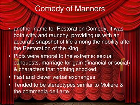 Ppt Theater Chapter 8 The Naughty Rich Englands Restoration