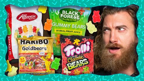 Rhett And Link Taste The Chewiest Fruitiest Gummy Bears Sporked