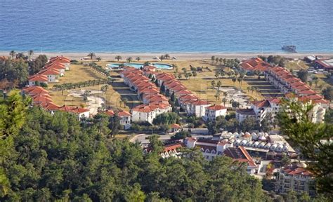 Aerial View Of Hotels In Kemer City Stock Image Colourbox
