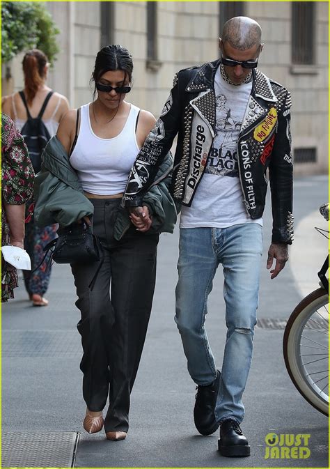 Newlyweds Kourtney Kardashian And Travis Barker Explore Milan After Their Wedding Last Weekend