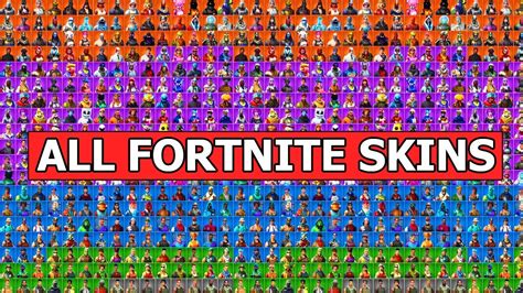 All Skins And Cosmetics In Fortnite Battle Royale Complete Showcase