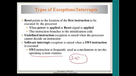 Interrupts And Exceptions Exception Handlers Reset Handling Youtube