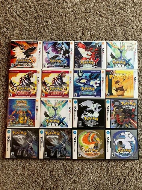 Good POKEMON 3DS & DS Video games Total In Box CIB - You Purchase