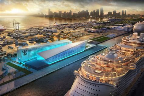 Royal Caribbean’s sleek new terminal tops off at PortMiami - Curbed Miami