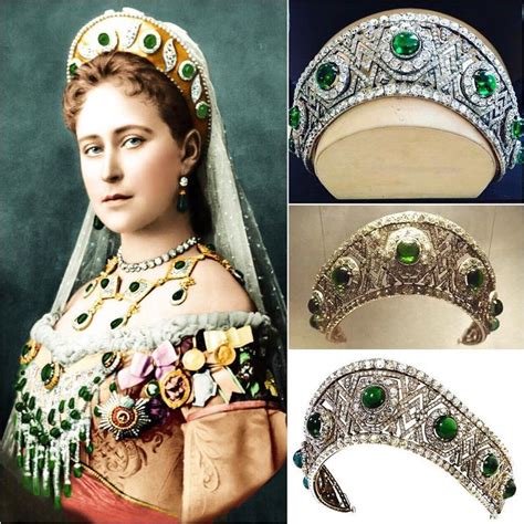 A Emerald Kokoshnik Tiara Was Made By Russian Jeweler Bolin In The Year