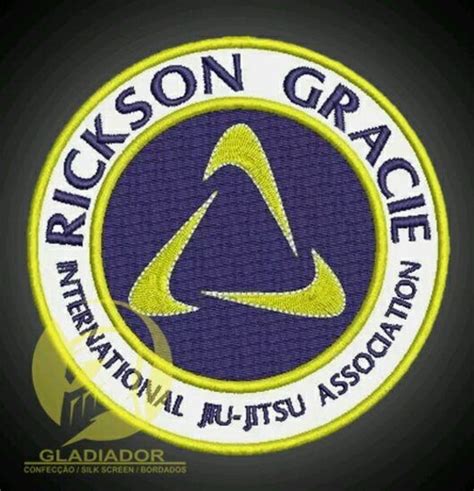 Patch Rickson Gracie Loja Gladiador Elo7 Produtos Especiais