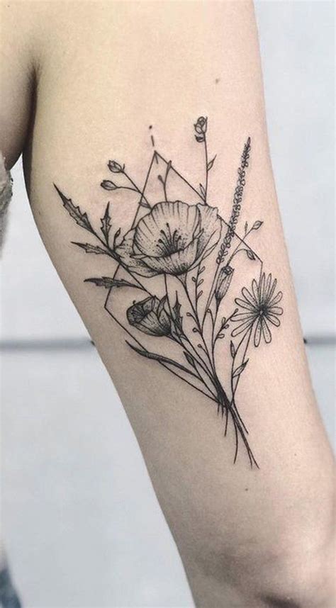 Https://tommynaija.com/tattoo/black And White Cute Flower Tattoo Designs For Women
