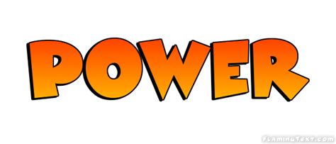 Power Logo Free Name Design Tool From Flaming Text