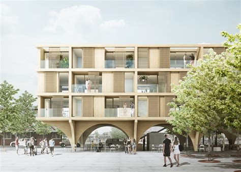 Jaja Wins Second Prize For Swedish Housing And Market Hall Hybrid