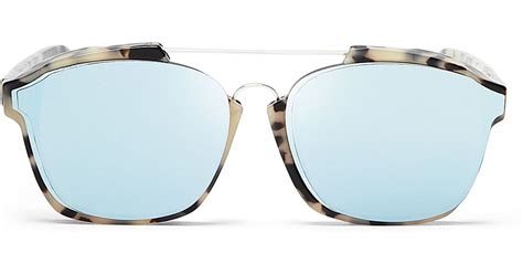 Dior Abstract Square Mirrored Sunglasses 58mm In Blue Lyst