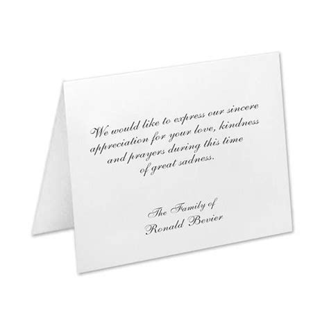 Sympathy Acknowledgement Cards Funeral Thank You Cards Etsy Funeral