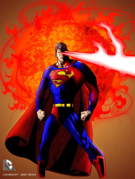 Superman The Laser Man By Riddif999 On Deviantart