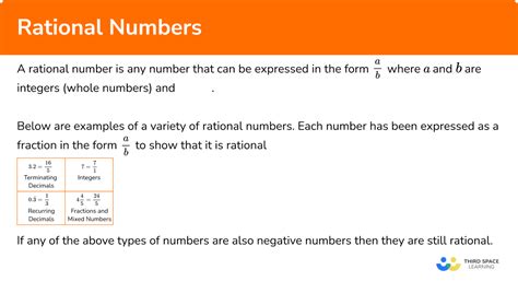 Rational Numbers Gcse Maths Steps Examples And Worksheet