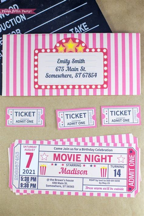 Printable movie ticket invitations rome fontanacountryinn com. 79 BIRTHDAY TICKET TEMPLATE - BirthdayTemplates2
