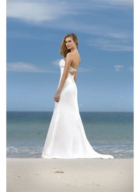 White Wedding Beach Dress