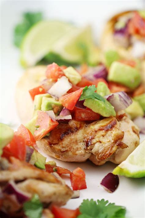 Add chicken and turn to coat. Cilantro Lime Chicken with Fresh Avocado Salsa | Recipe ...