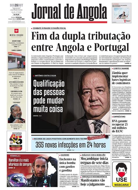 Jornal De Angola Segunda 26 De Outubro De 2020