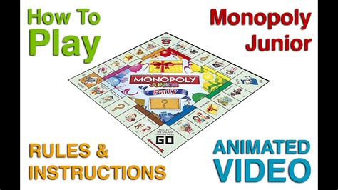 How To Play Monopoly Junior Game Monopoly Rules And Instructions Youtube