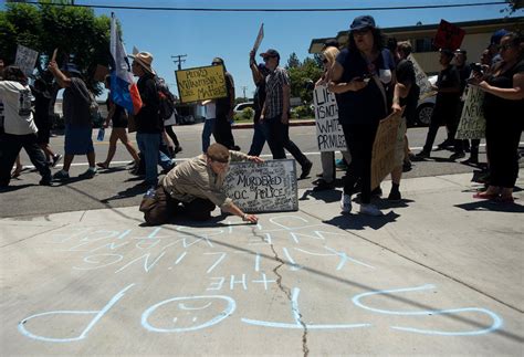 Amid Protests Over Police Shootings Of Black Men Latinos Note A