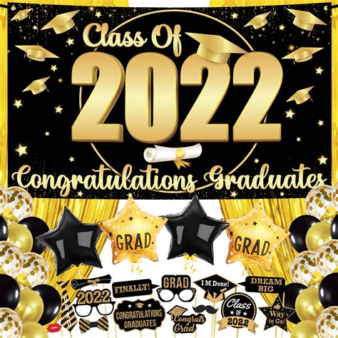 Buy Huge Graduation Party Decorations 2022 Pack Of 53 Graduation