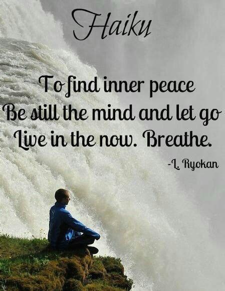 Meditation Words Clear The Mind Be Still Just Breath And Relax The