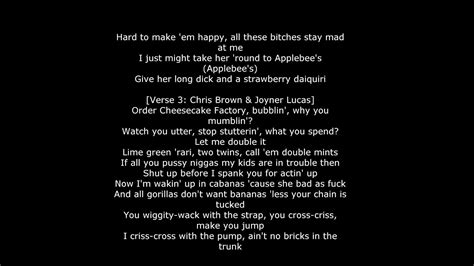 Joyner Lucas And Chris Brown Stranger Things Lyrics Youtube