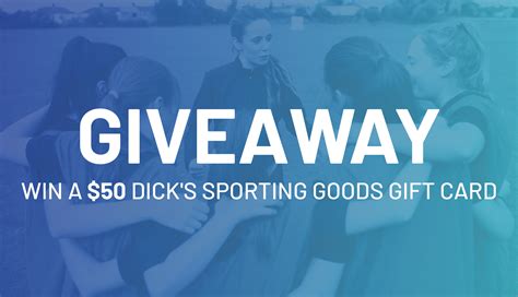 Enter To Win One Of Two 50 DICK S Sporting Goods Gift Cards Sports