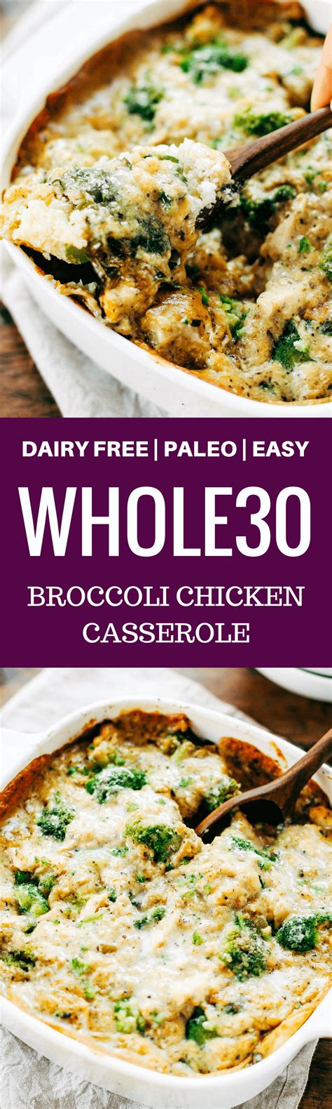 Whenever anyone asks what food i miss most in the states, my instant answer is still the same as it was on week one after moving to europe — mexican food. dairy free broocoli chicken casserole - Paleo Gluten Free Eats