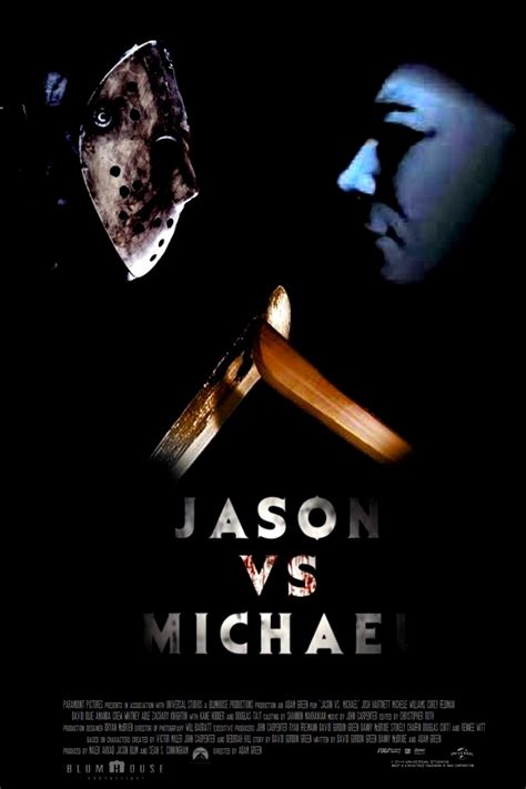 Jason Vs Michael Movie Poster By Steveirwinfan96 On Deviantart