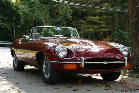 This version has the inline 6 cylinder 4.2. 1969 Jaguar XKE Roadster E Type