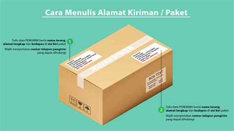 Format Pengiriman Barang Lewat Pos - BARANG BARU