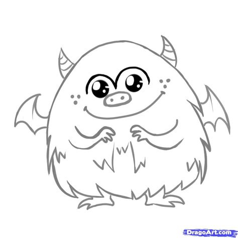 Most relevant best selling latest uploads. How to Draw a Cute Monster, Step by Step, Creatures ...