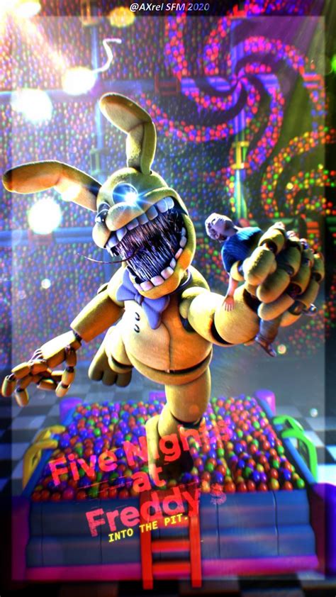 Into The Pit Springbonnie V2 Fivenightsatfreddys Fnaf