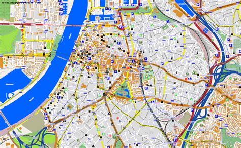 In der ersten hälfte des 14. Karten und Stadtpläne Antwerpen