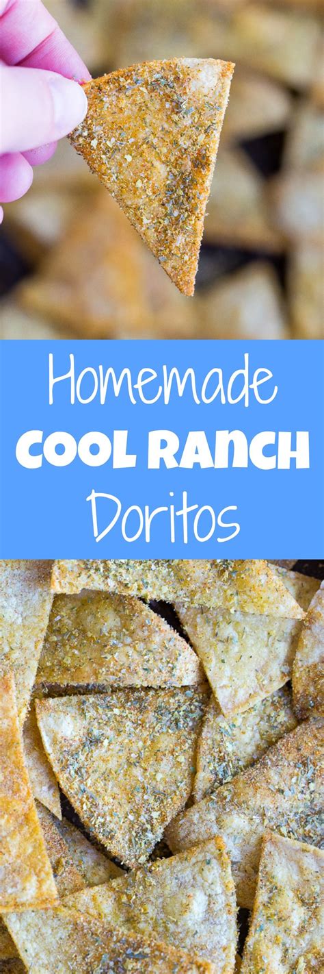 I am particularly inspired by. Homemade Cool Ranch Doritos - So easy to make and much ...