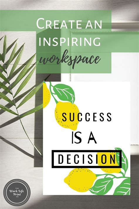 I love decorating office spaces. Workspace Decor, Inspiring Quotes, Printable Quote, Cubicle Wall Art, Office Wall Decor, Lemon ...