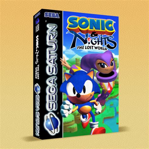 Sonic And Nights The Lost World Sega Saturn Box Art Cover By Retrosuper