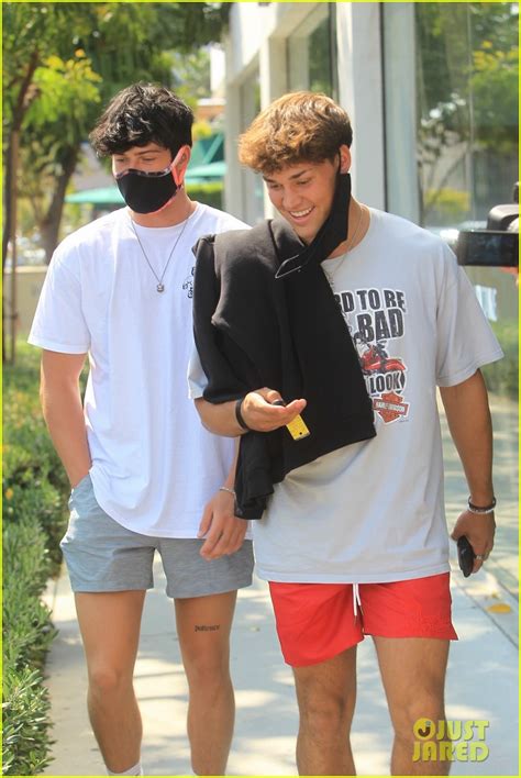 Bryce Hall Blake Gray Noah Beck Eat Out In Weho After Power Gets Shut Off Photo