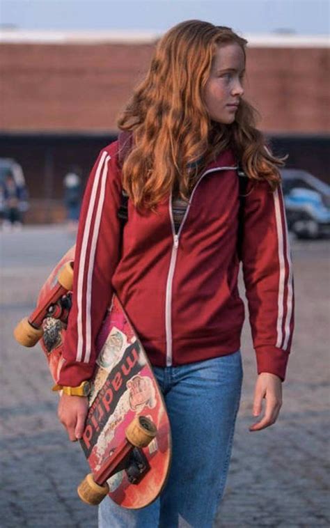 Stranger Things Season 2 Mad Max Maxine Red Track Jacket Personagens