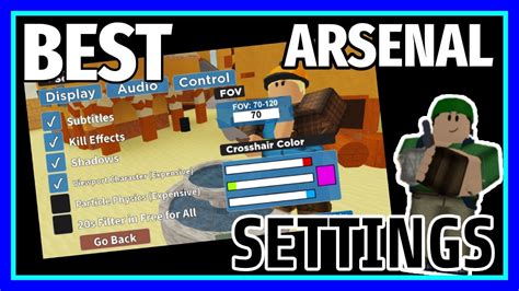 Best Settings In Arsenal Full Guide Updated Roblox Youtube